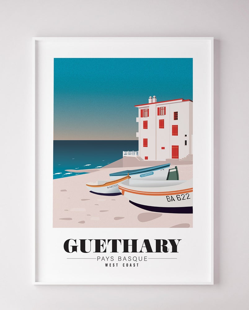 PIPLET PAPER AFFICHE ILLUSTRATION GUETHARY PAYS BASQUE